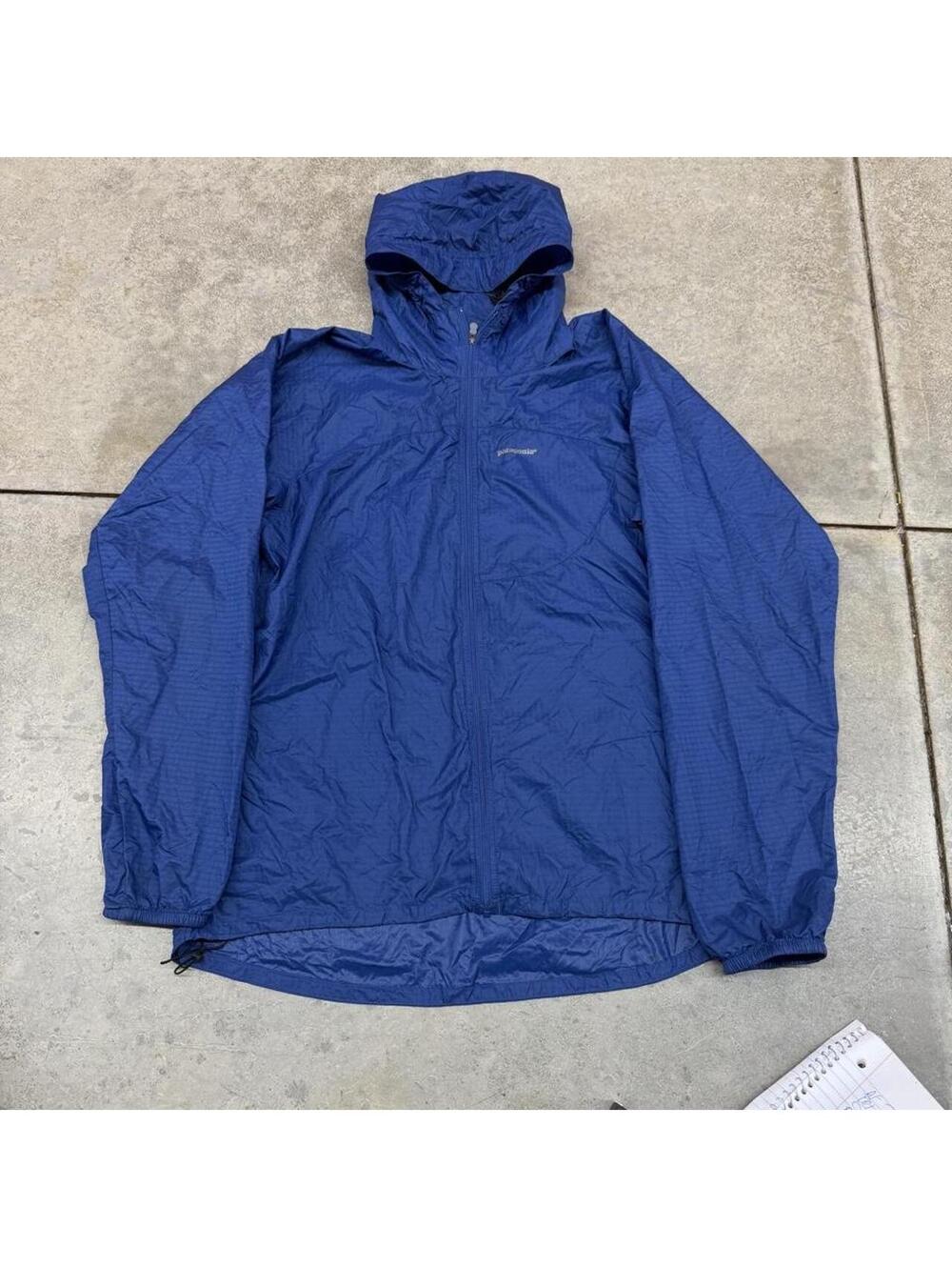 vintage patagonia dragonfly dark blue full zip jacket size medium